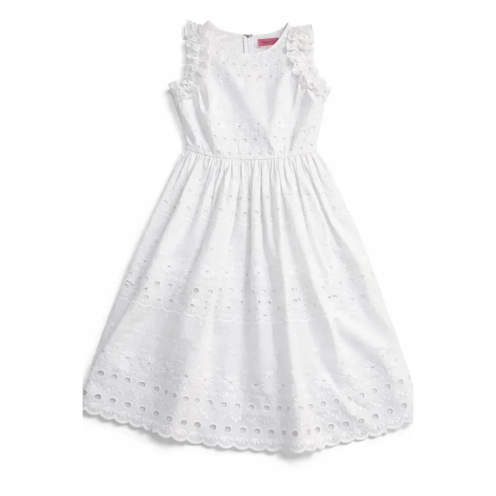 Kate Spade New York White Eyelet Dress Size 0